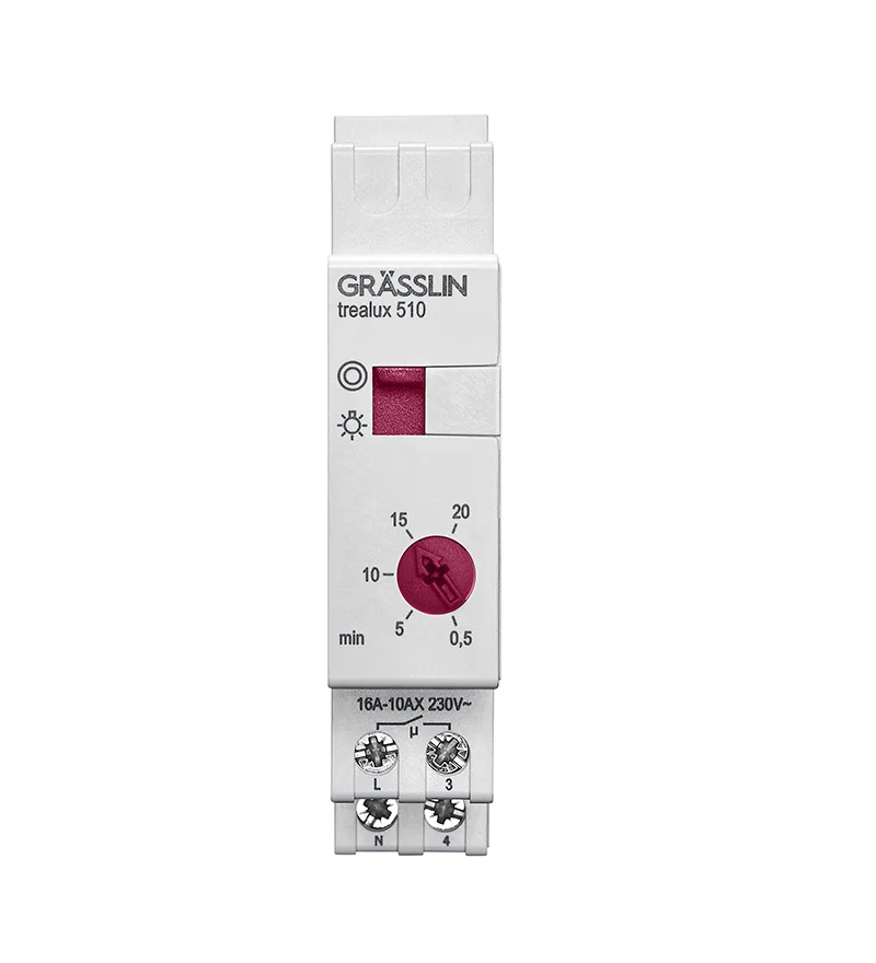 Grasslin trealux 510 interrupteur crépusculaire éclairage extérieur