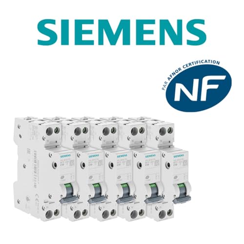 Siemens Sentron Lot 5 Disjoncteurs Phase Neutre 10 A Courbe C