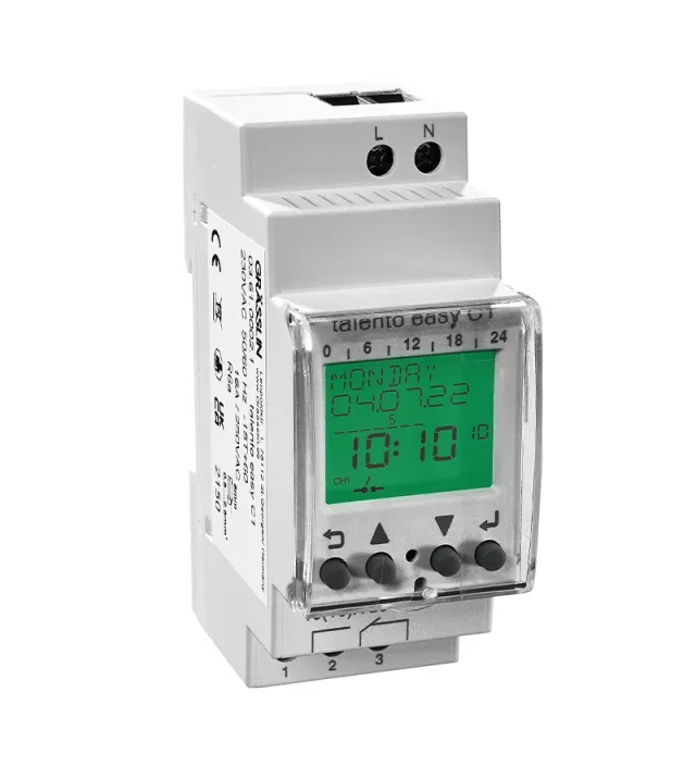 Grasslin talento easy C1 horloge programmable 1 canal 230V