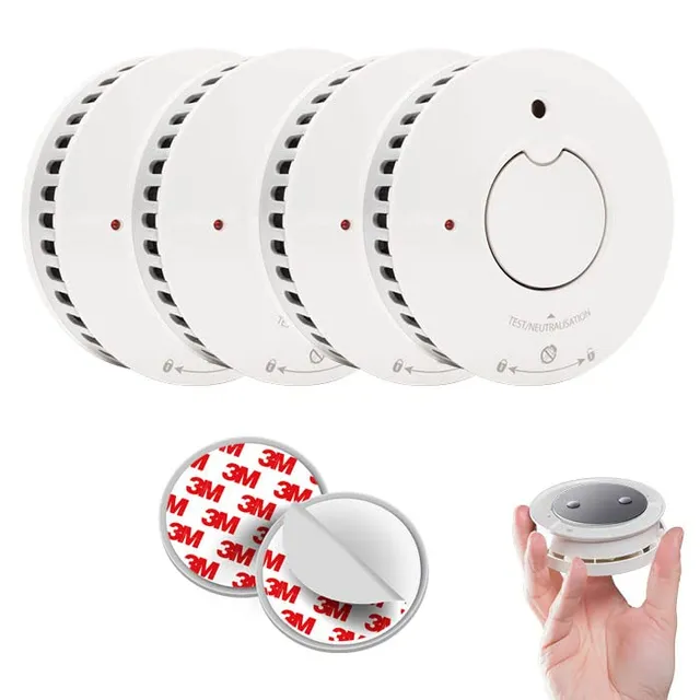 Siemens Delta Reflex détecteur fumée lot de 4 garantie 5 ans