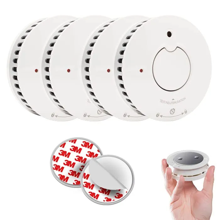 Siemens Delta Reflex détecteur fumée lot de 4 garantie 5 ans