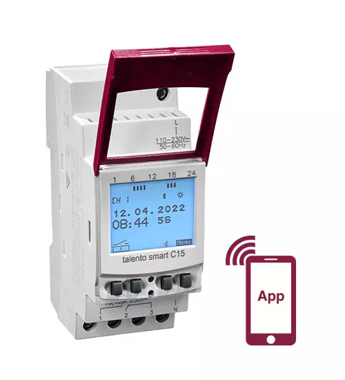 Grasslin talento smart C15 horloge programmable 1 canal rail DIN