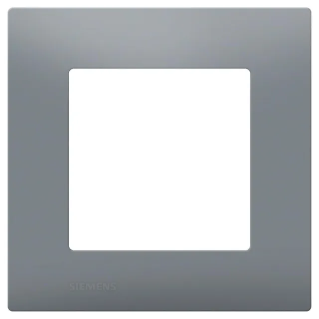 Siemens Delta Viva plaque simple gris
