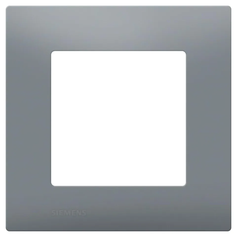 Siemens Delta Viva plaque simple gris