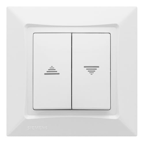 Siemens Delta One interrupteur volet roulant blanc