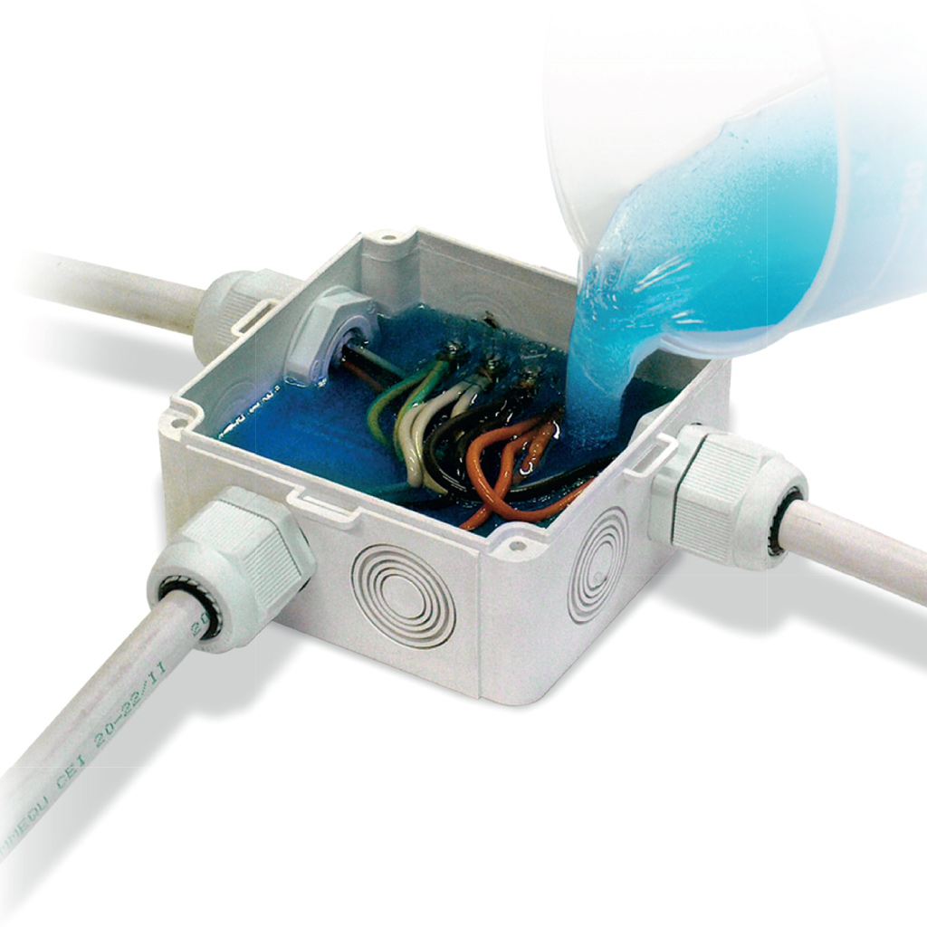Raytech Magic Gel gel isolant bicomposant IP68 10 min