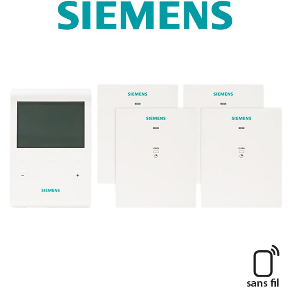 Siemens RDE100.1FPRFS pack programmateur fil pilote 3 zones