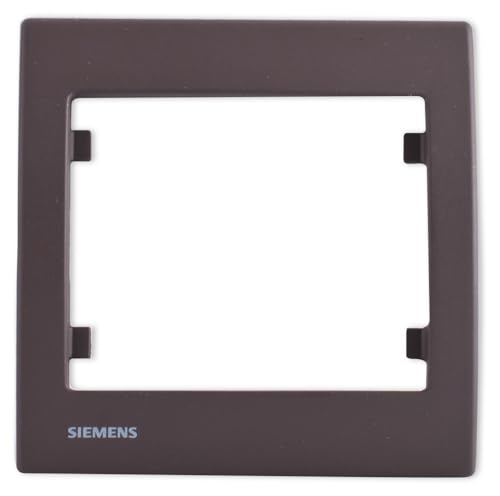 Siemens Delta Iris plaque simple soft marron 1 poste