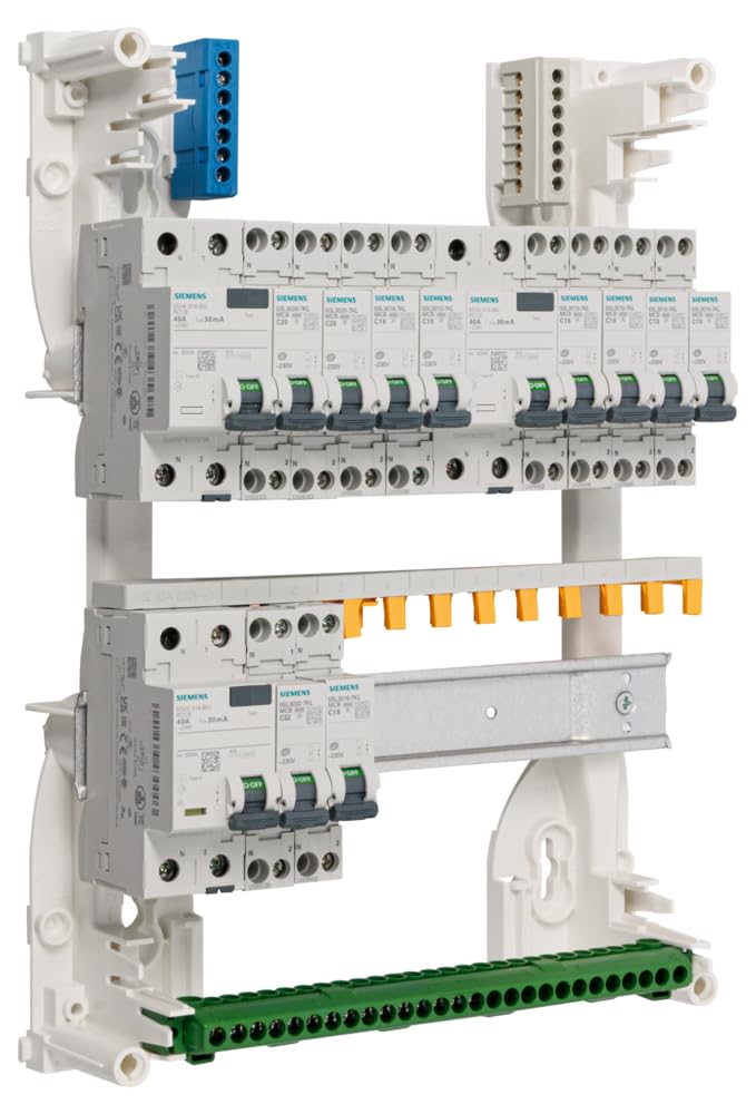 Siemens Tableau 2 rangées pré-équipé 3ID 10 disjoncteurs