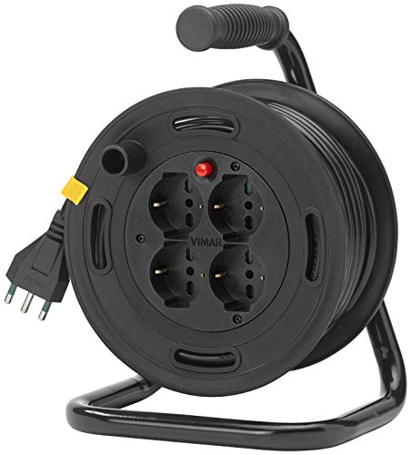 Vimar 0P32730 enrouleur 15m 4 prises 16A thermique