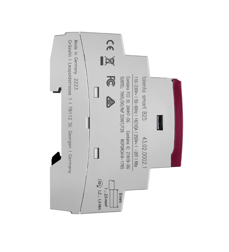 Grasslin talento smart B25 horloge programmable 2 canaux 230V