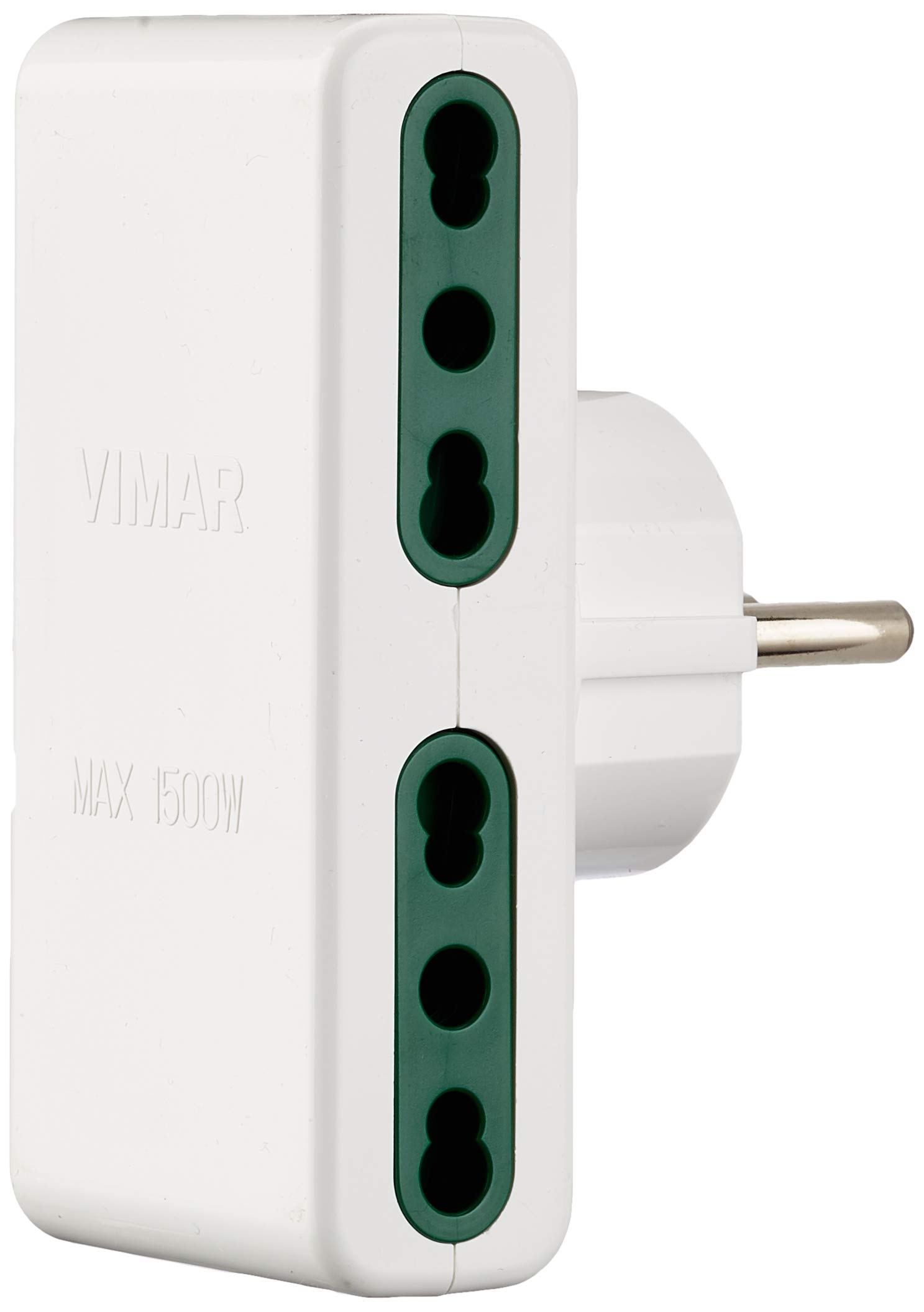 Vimar Sicury RI.01166B adaptateur multiple blanc 4 sorties 16A