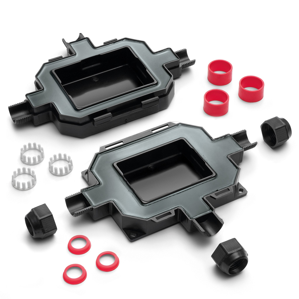 Raytech Fox Box IP68 boîte gel 5 entrées câbles 6-18 mm