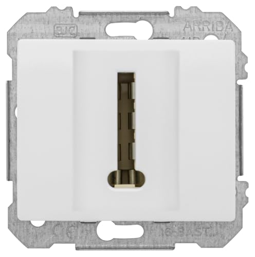 Siemens Delta Iris prise téléphone blanc encastrée