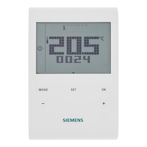 Siemens RDE100 thermostat digital tactile 230V