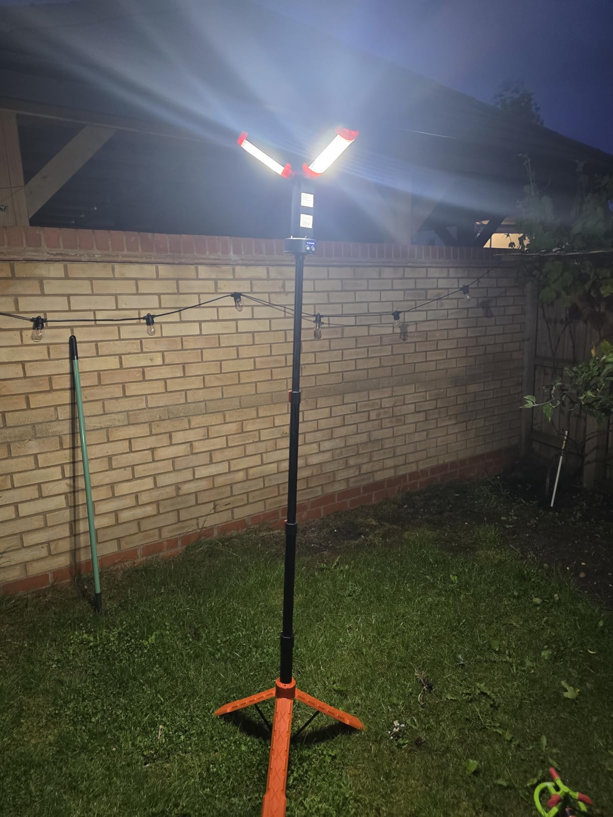 T-Sun Work Lights Lampe Chantier LED Trépied Bleu 6000K