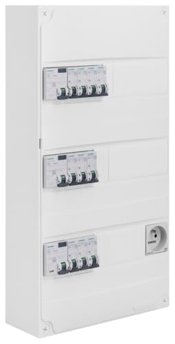 Siemens Tableau prééquipé 3 rangées 39 modules 10 disjoncteurs