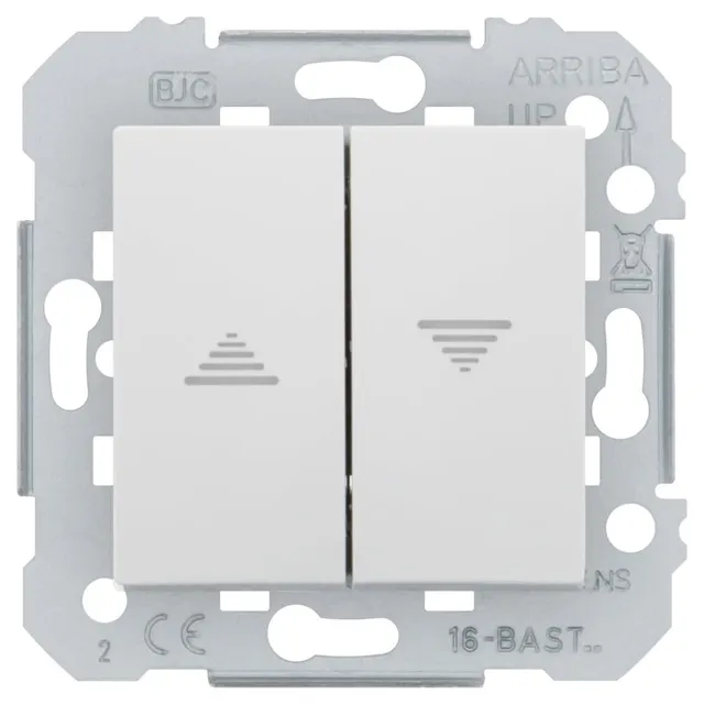 Siemens Delta Viva interrupteur volet roulant blanc