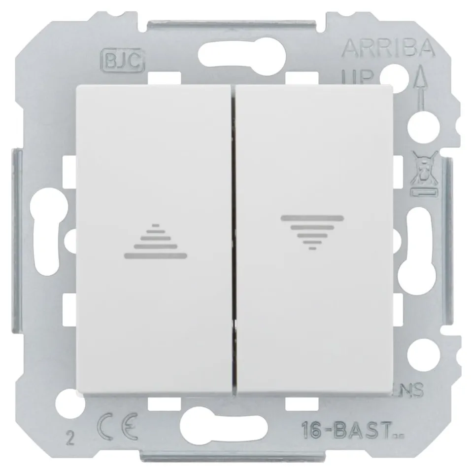 Siemens Delta Viva interrupteur volet roulant blanc