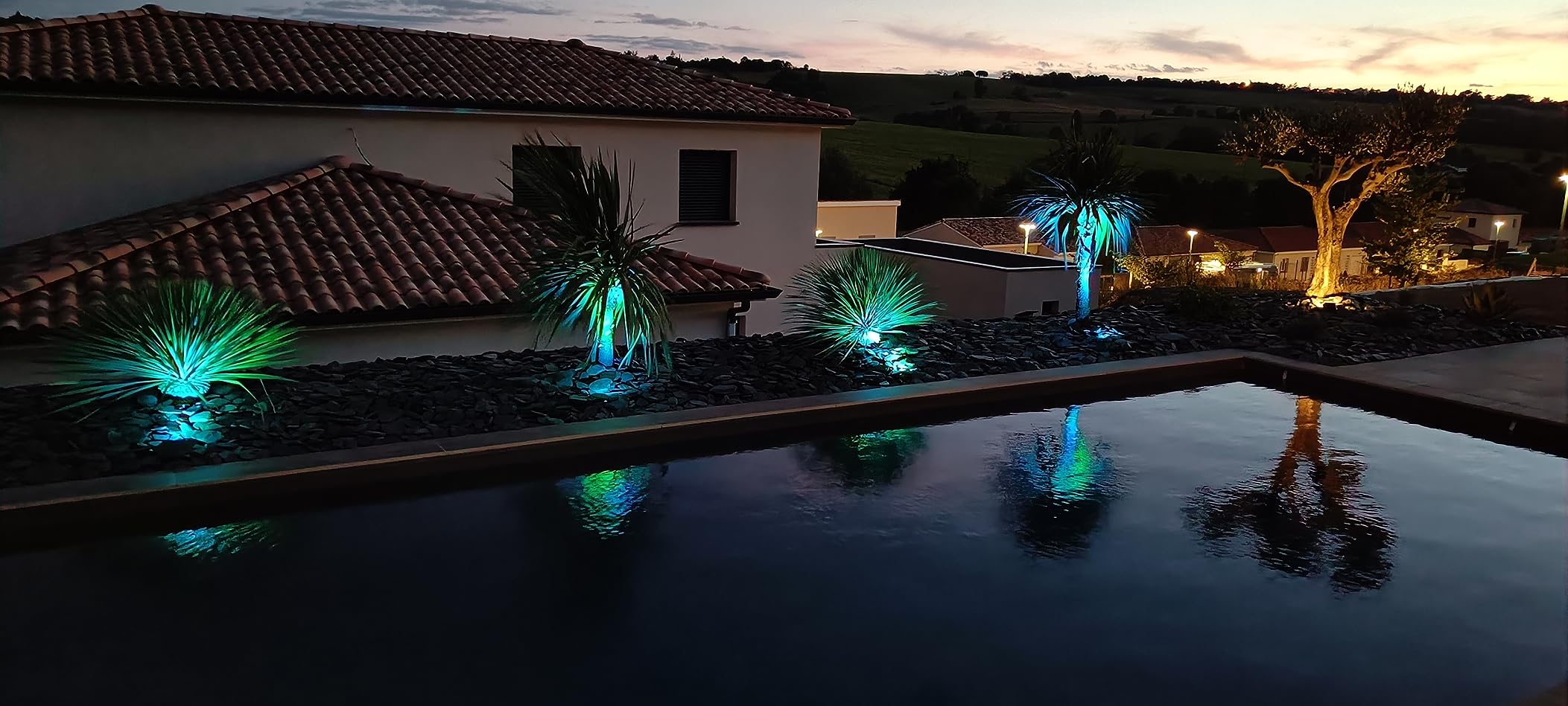 T-Sun Spot Lights spot solaire multicolore IP65