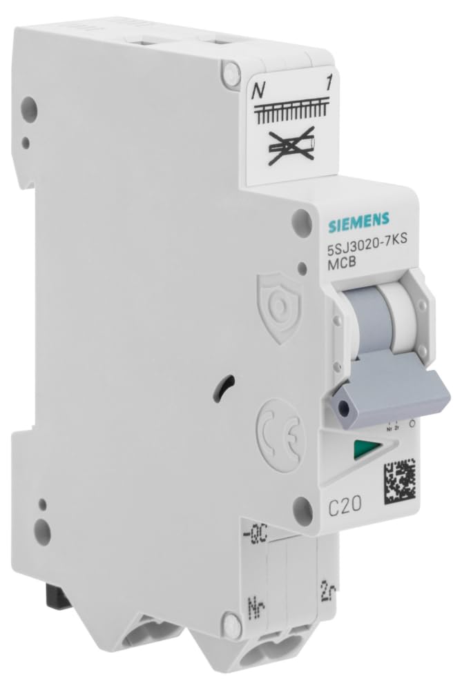 Siemens Sentron Disjoncteur Auto P+N 20A Courbe C