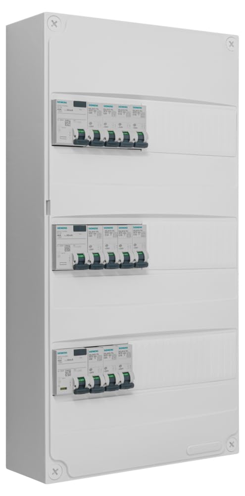 Siemens Tableau 3 Rangées Pré-équipé Tableau Électrique 40+63A