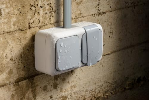 Siemens étanche VV + prise 2P+T gris IP54 auto