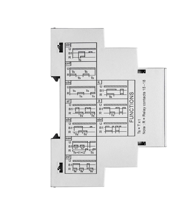 Grasslin tako MF 200 minuterie 230V rail DIN cage d'escalier