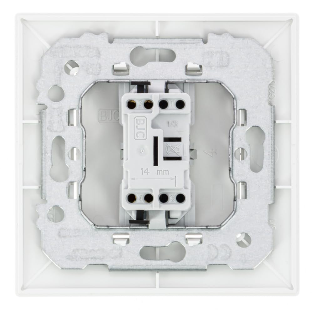 Siemens Delta One bouton poussoir blanc encastré
