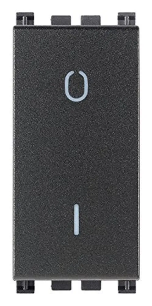 Vimar Arké 19015 interrupteur 2P 16AX 250V éclairable gris