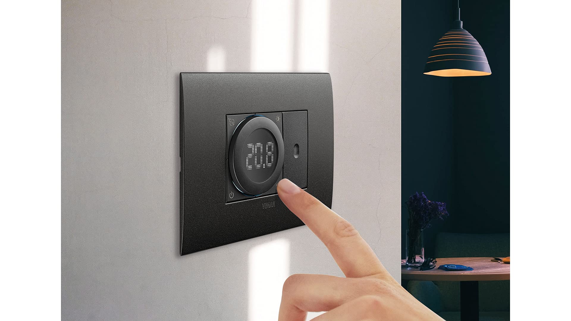 Vimar Composants de base thermostat roulette 02970 2 modules