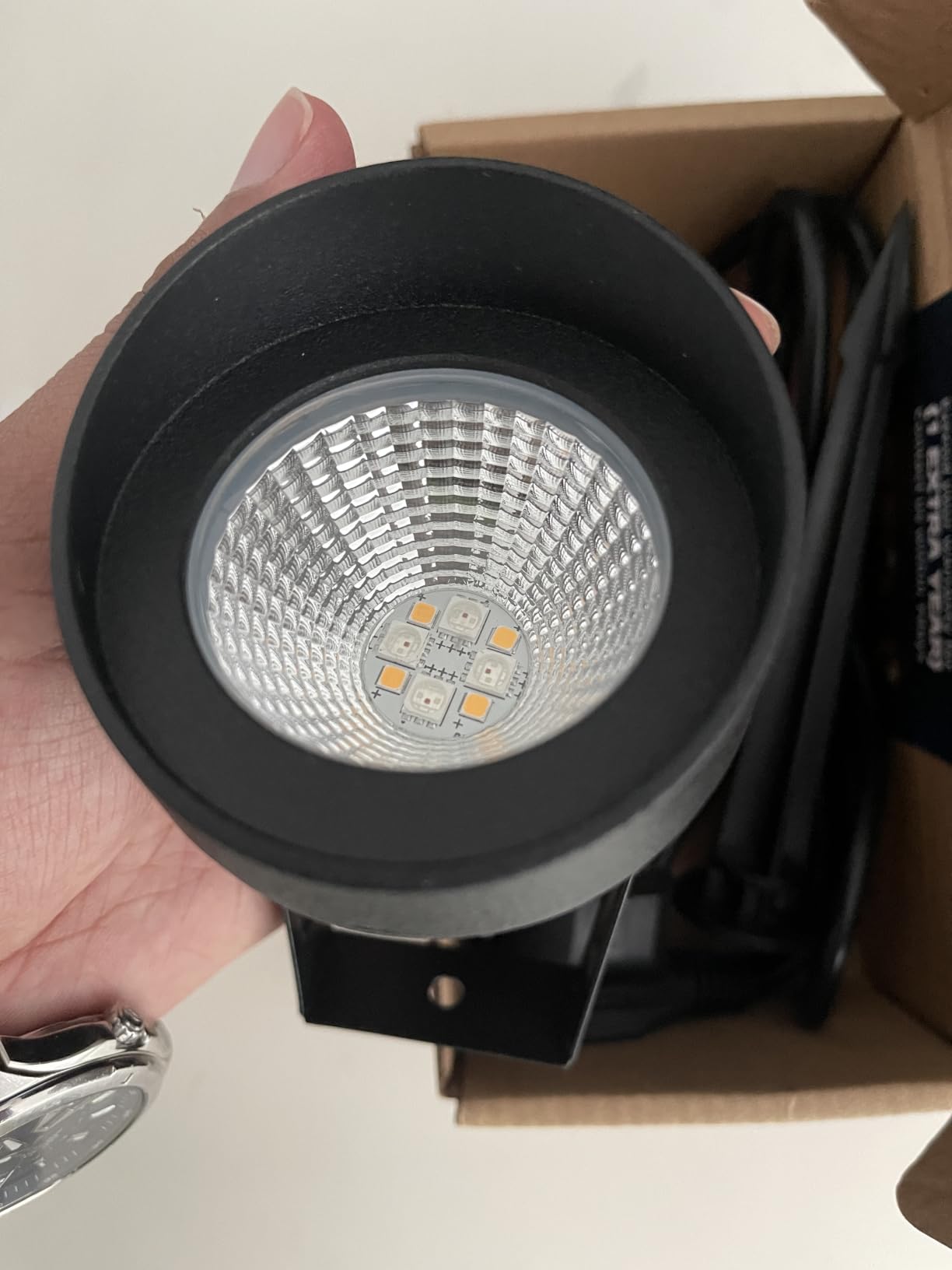 T-Sun Spot Lights spot LED extérieur RGB Bluetooth 6 pièces IP65
