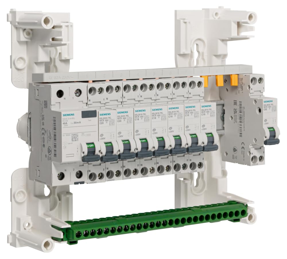 Siemens tableau 1 rangée pré-équipé monophasé 40A