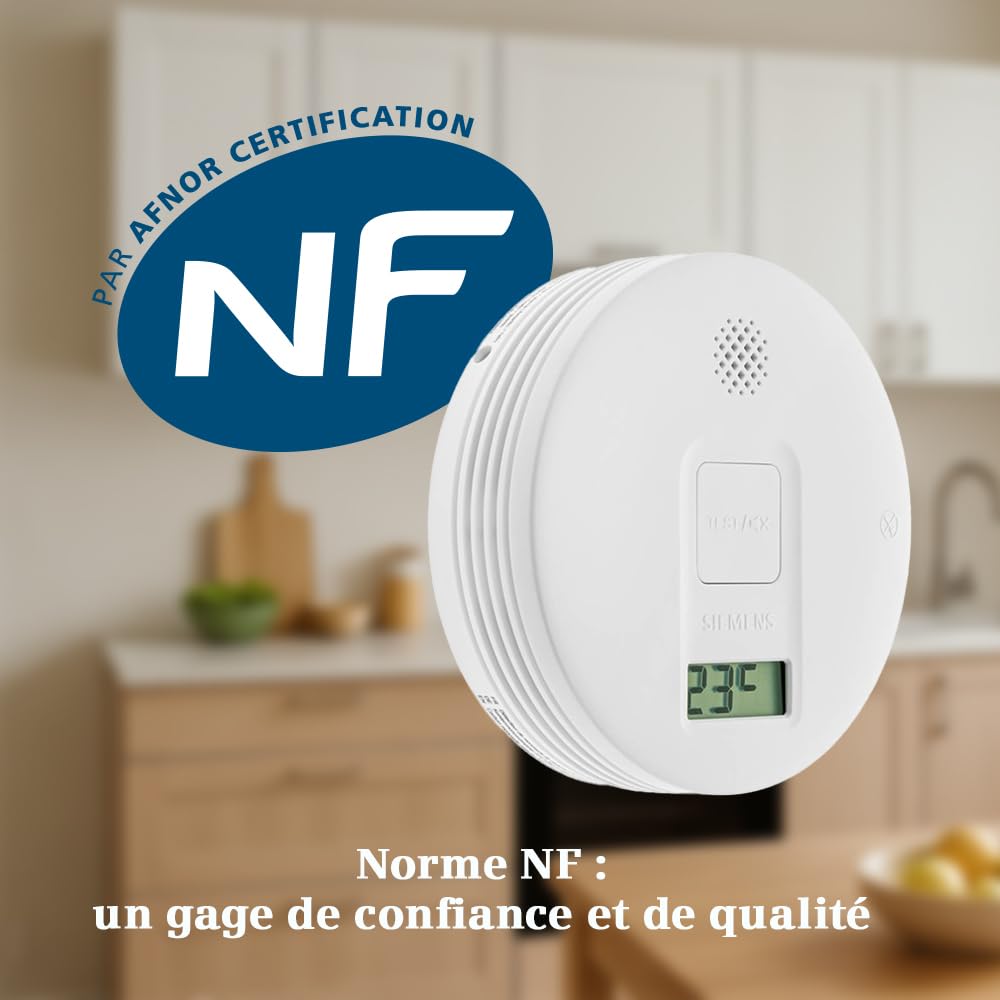 Siemens Delta One 5TC1260-3 détecteur CO NF 10 ans