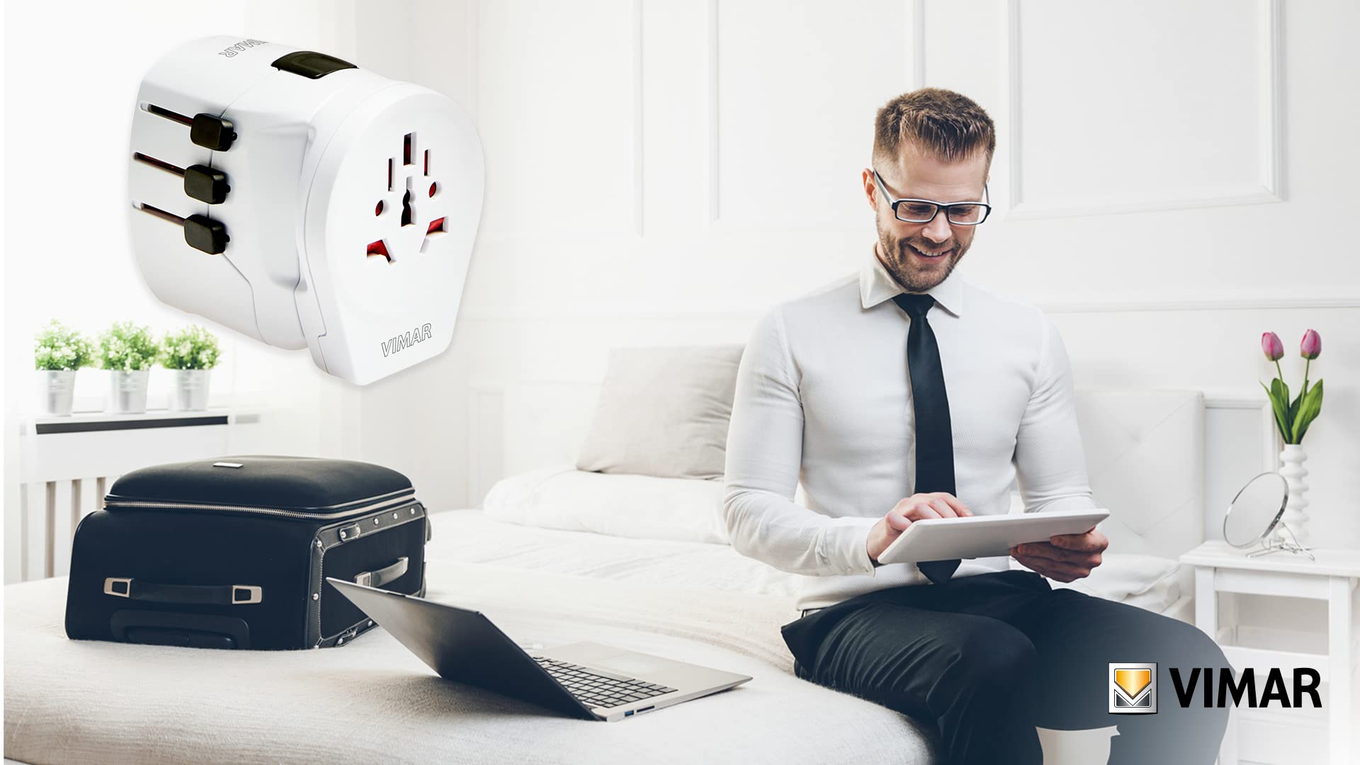Vimar Composants de base adaptateur voyage universel 0A32303B USB