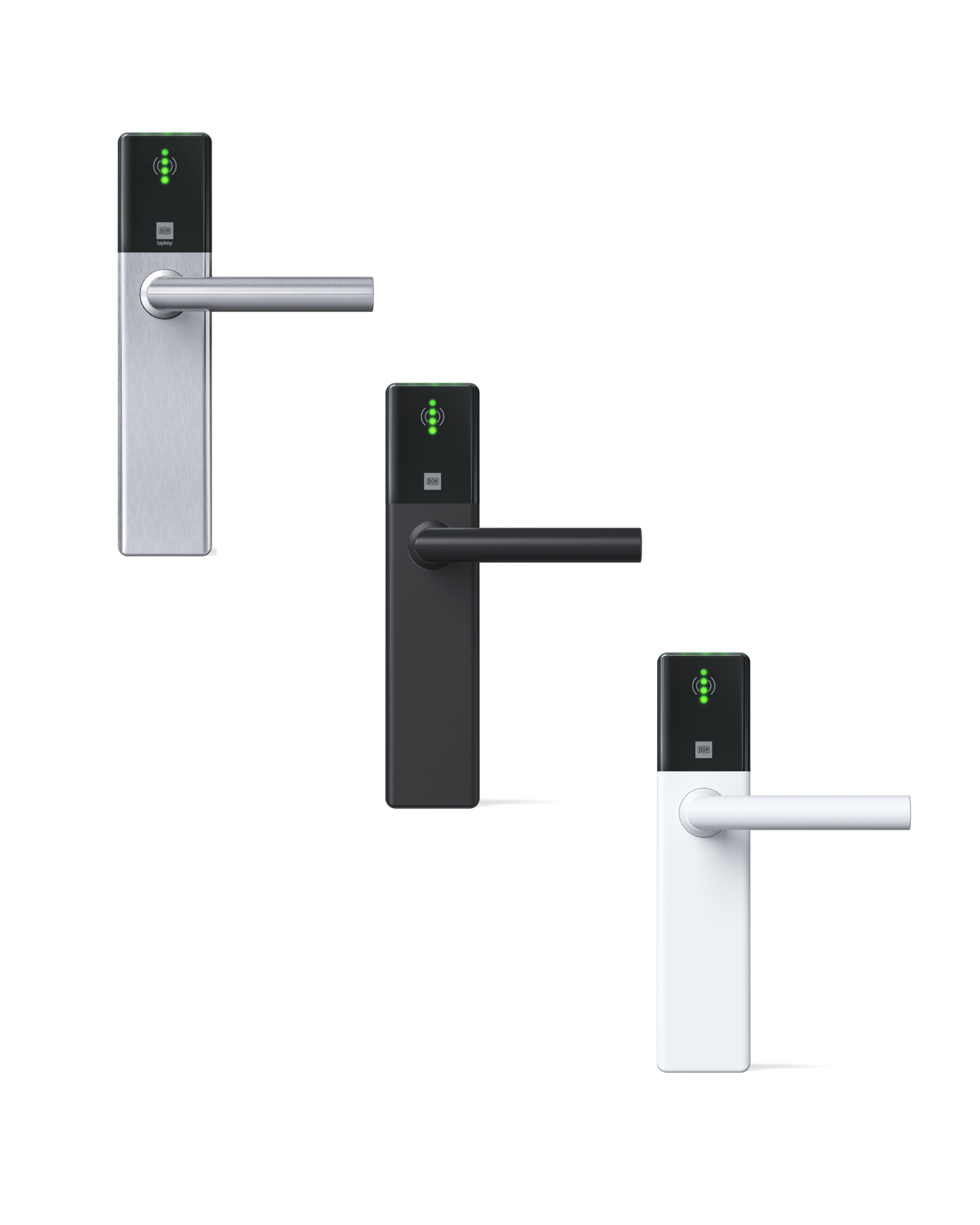DOM Tapkey Guard poignée électronique Slimline noire