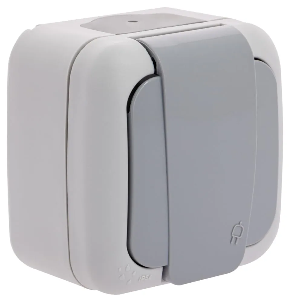 Siemens IP54 prise étanche 2P+T gris automatique