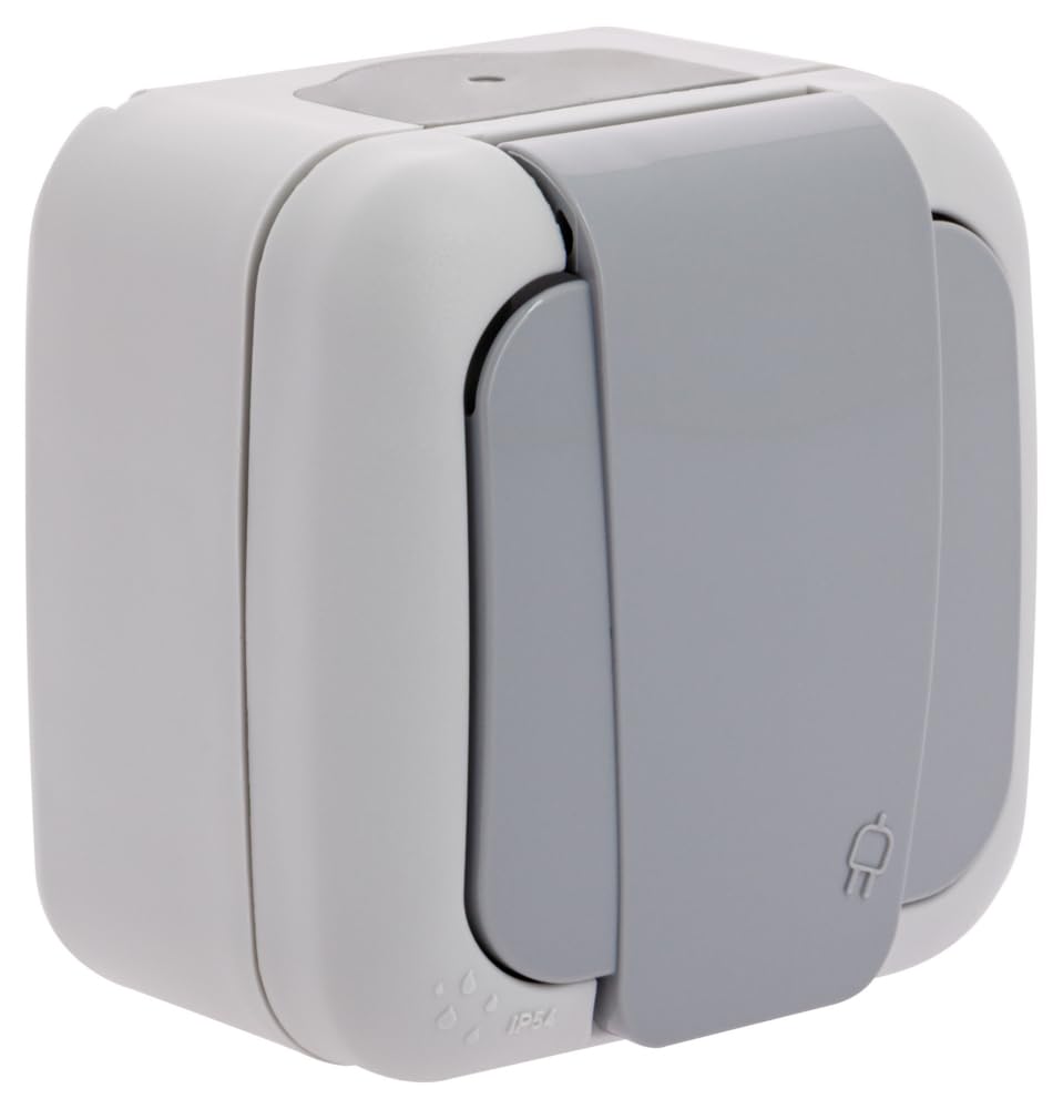 Siemens IP54 prise étanche 2P+T gris automatique