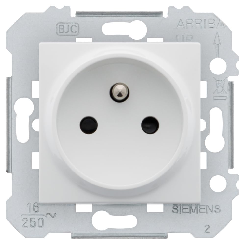 Siemens Delta Viva prise 2P+T blanc 16A
