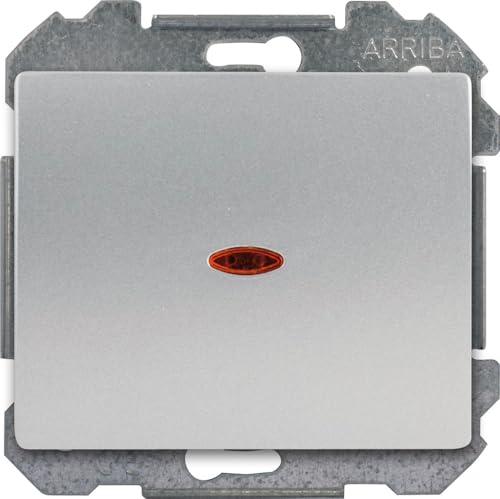 Siemens Delta Iris va-et-vient lumineux alu silver interrupteur