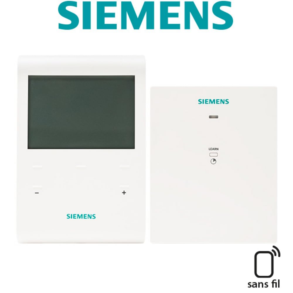 Siemens RDE100.1FPRFS programmateur fil pilote thermostat 3 zones