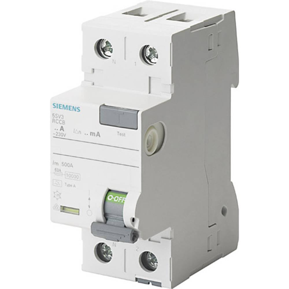Siemens Sentron interrupteur différentiel 40A 30mA type A 2 modules