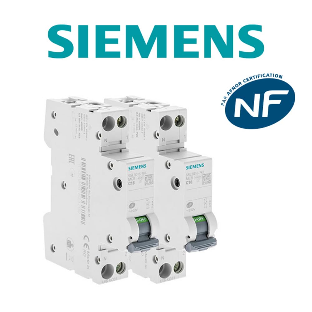 Siemens Sentron lot 2 disjoncteur 16A courbe C