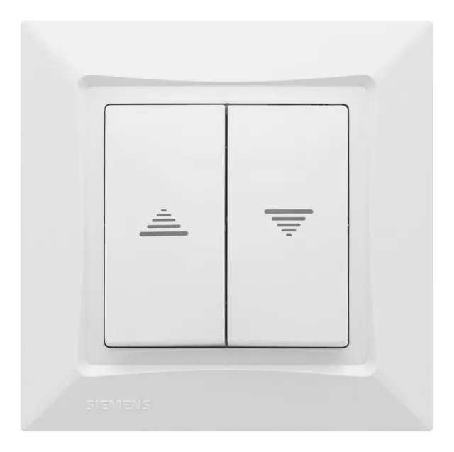 Siemens Delta One interrupteur volet roulant blanc