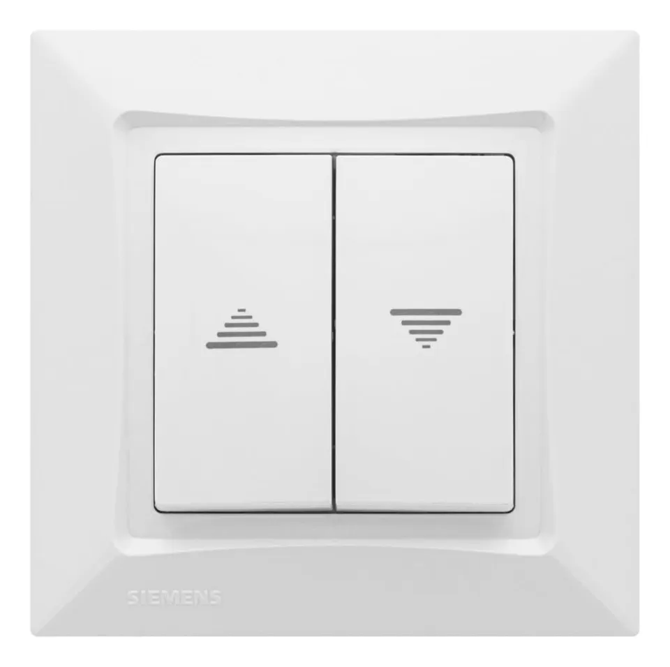 Siemens Delta One interrupteur volet roulant blanc