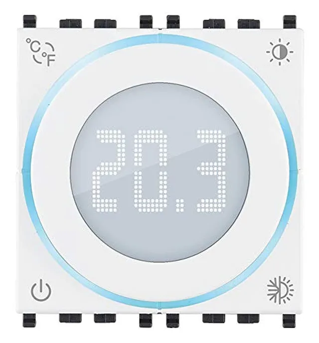 Vimar Composants de base Thermostat 02973.B WiFi Blanc 2 Modules