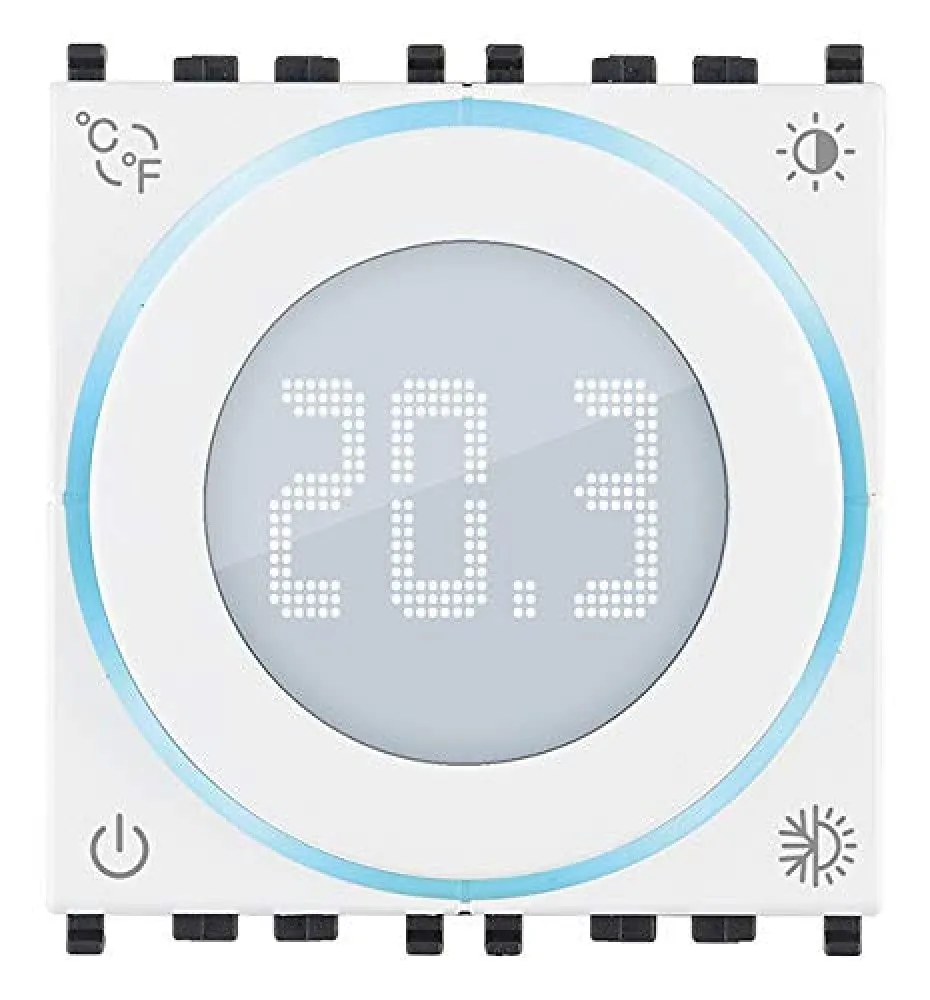 Vimar Composants de base Thermostat 02973.B WiFi Blanc 2 Modules