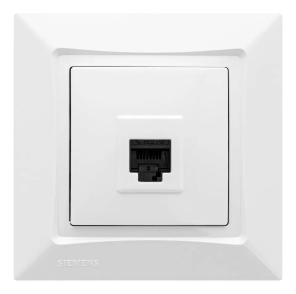 Siemens Delta One prise RJ45 blanc