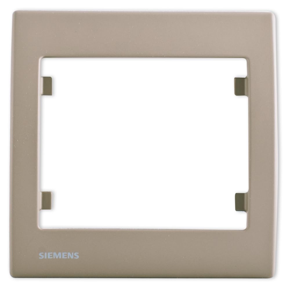Siemens Delta Iris plaque simple soft taupe 1 poste