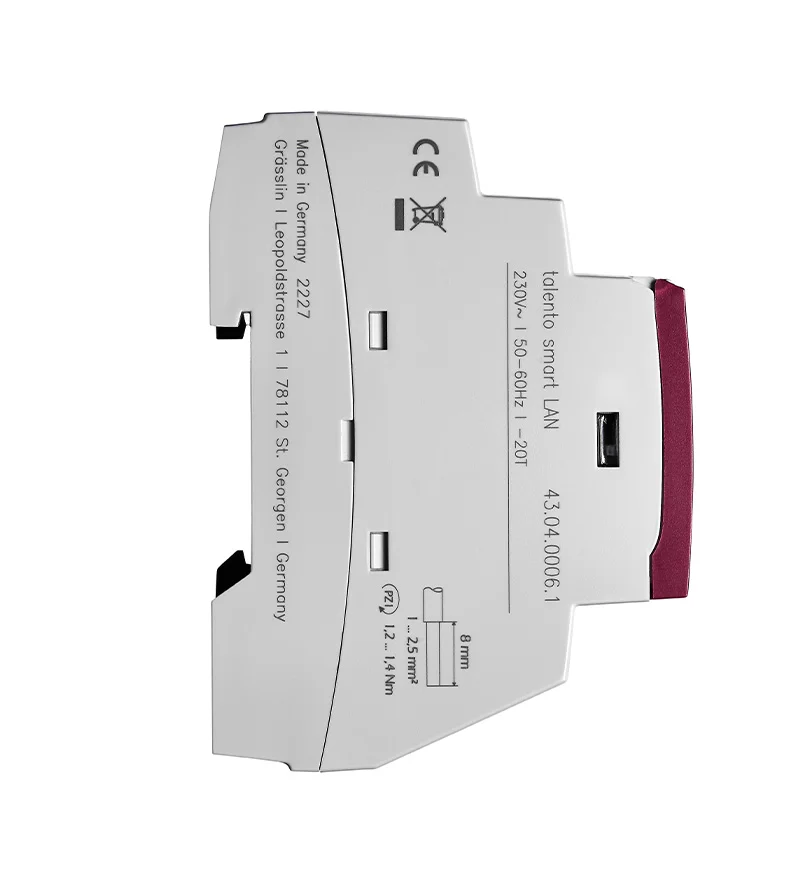 Grasslin Talento Smart LAN horloge connectée rail DIN